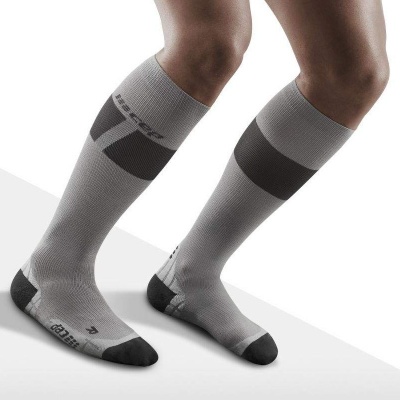 CEP Ski Ultralight Grey Compression Socks for Men